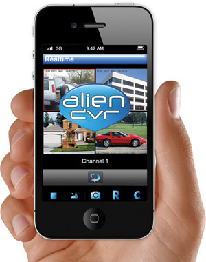 Alien DVR iPhone